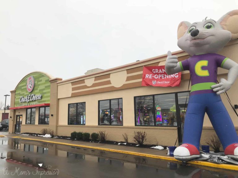 Outside of Chuck E. Cheese