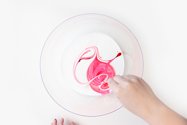Stir in the food coloring