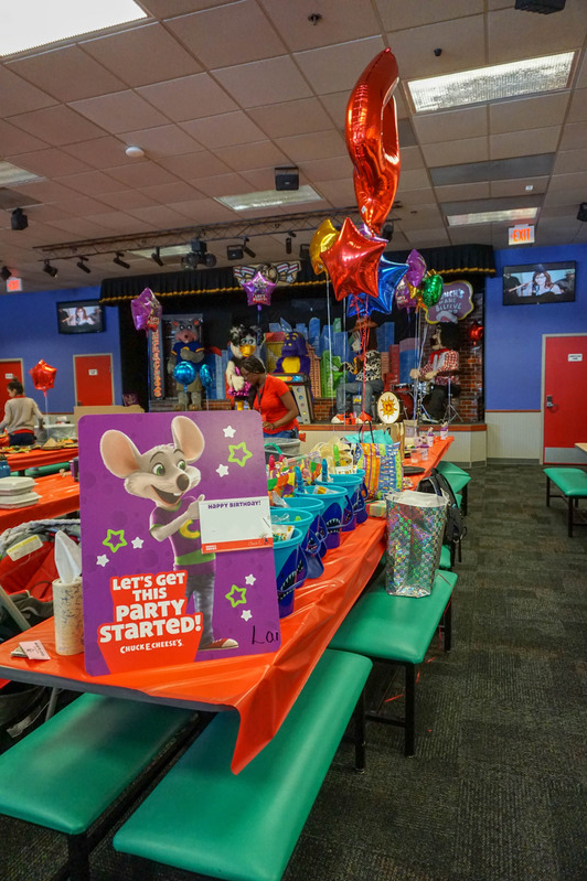 Birthday party table