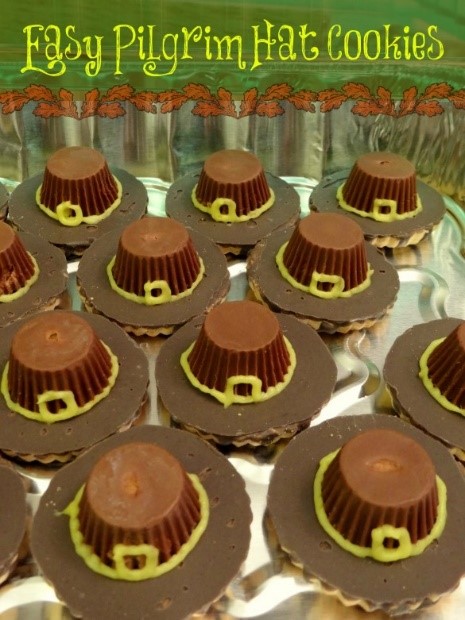 Pilgrim Hat Cookies